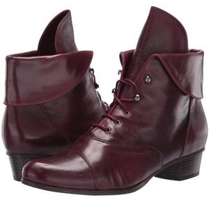 Spring Step Galil leather bootie Sz 38 Bordeaux